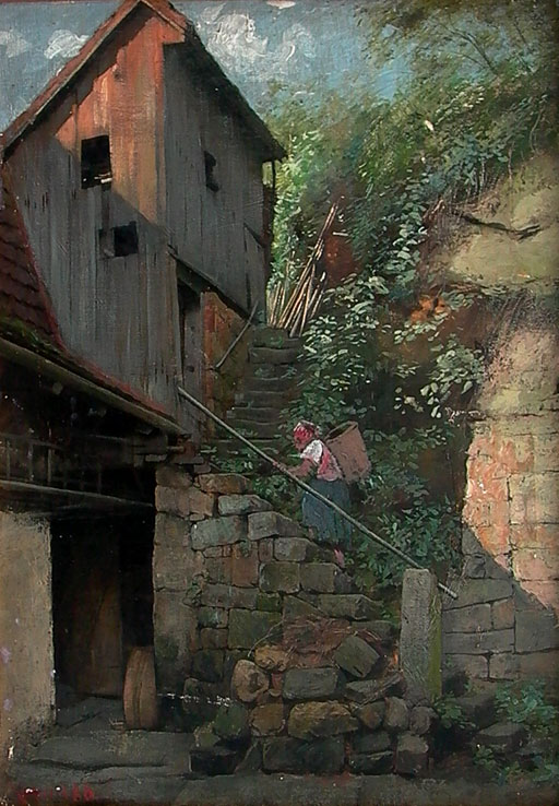 Meine Wohnst�tte in Wehlen v. Aug. - Oktober 1886